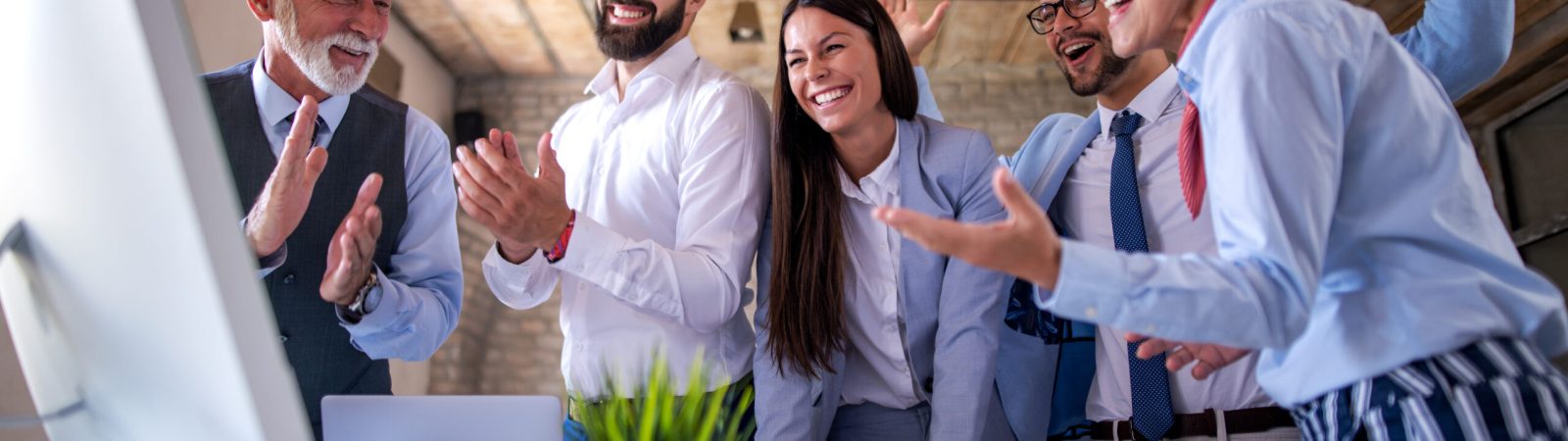 Group of business people work together in office.Work, business and people concept.